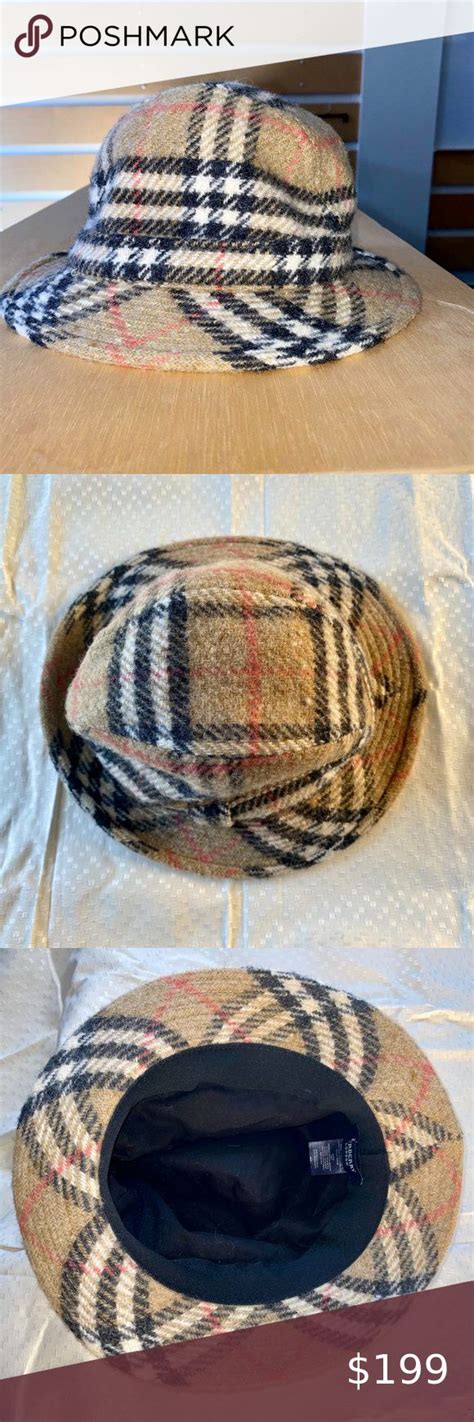 burberry print fedora|Burberry Wool Check Print Fedora .